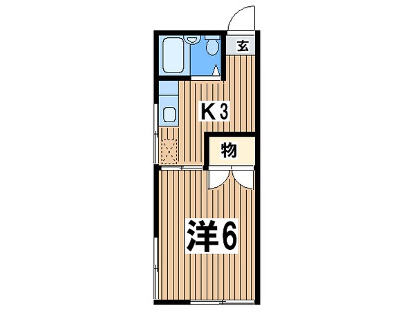 カーサ第三笹原の物件間取画像